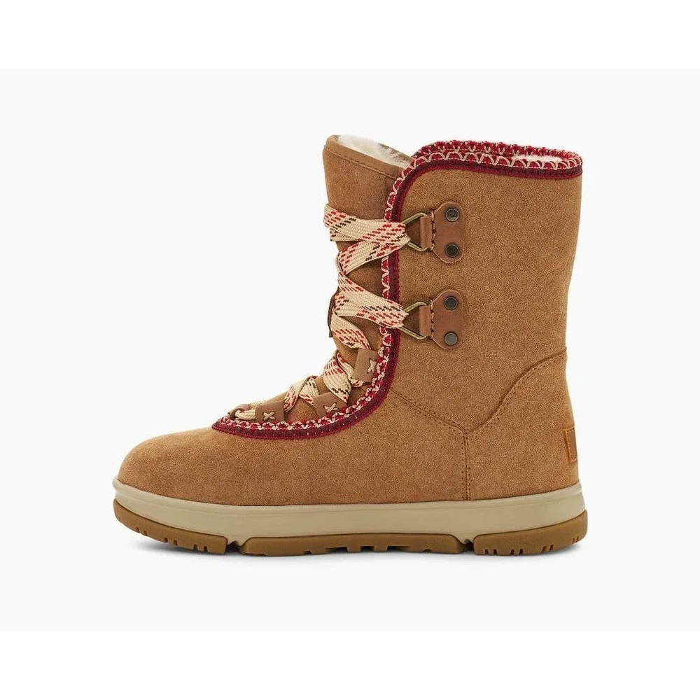 UGG WOMEN'S CHESTNUT CLASSIC WEATHER HIKER HI BOOTS SIZE 8